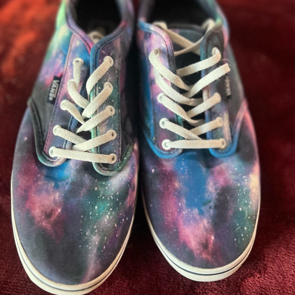 Vans Galaxy Blue and Purple Sneakers